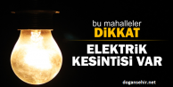 Doğanşehir'de Elektrik Kesintisi!