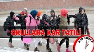 Doğanşehirde Okullara Kar Tatili