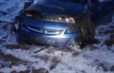 Dogansehir de Otomobil Takla Attı  4 Yaralı